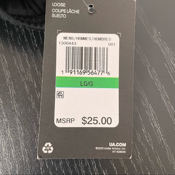 UA Mens Athletic Shorts Size L NWT - Picture 2 of 3